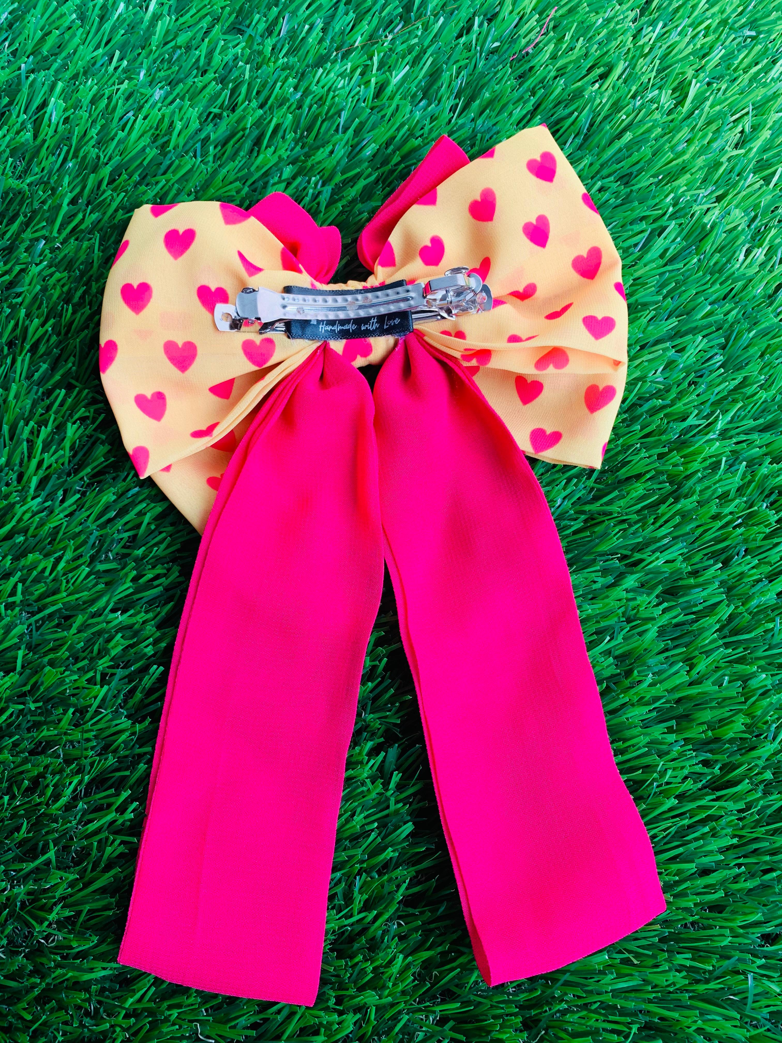 Sweetheart Pink Hair Bow