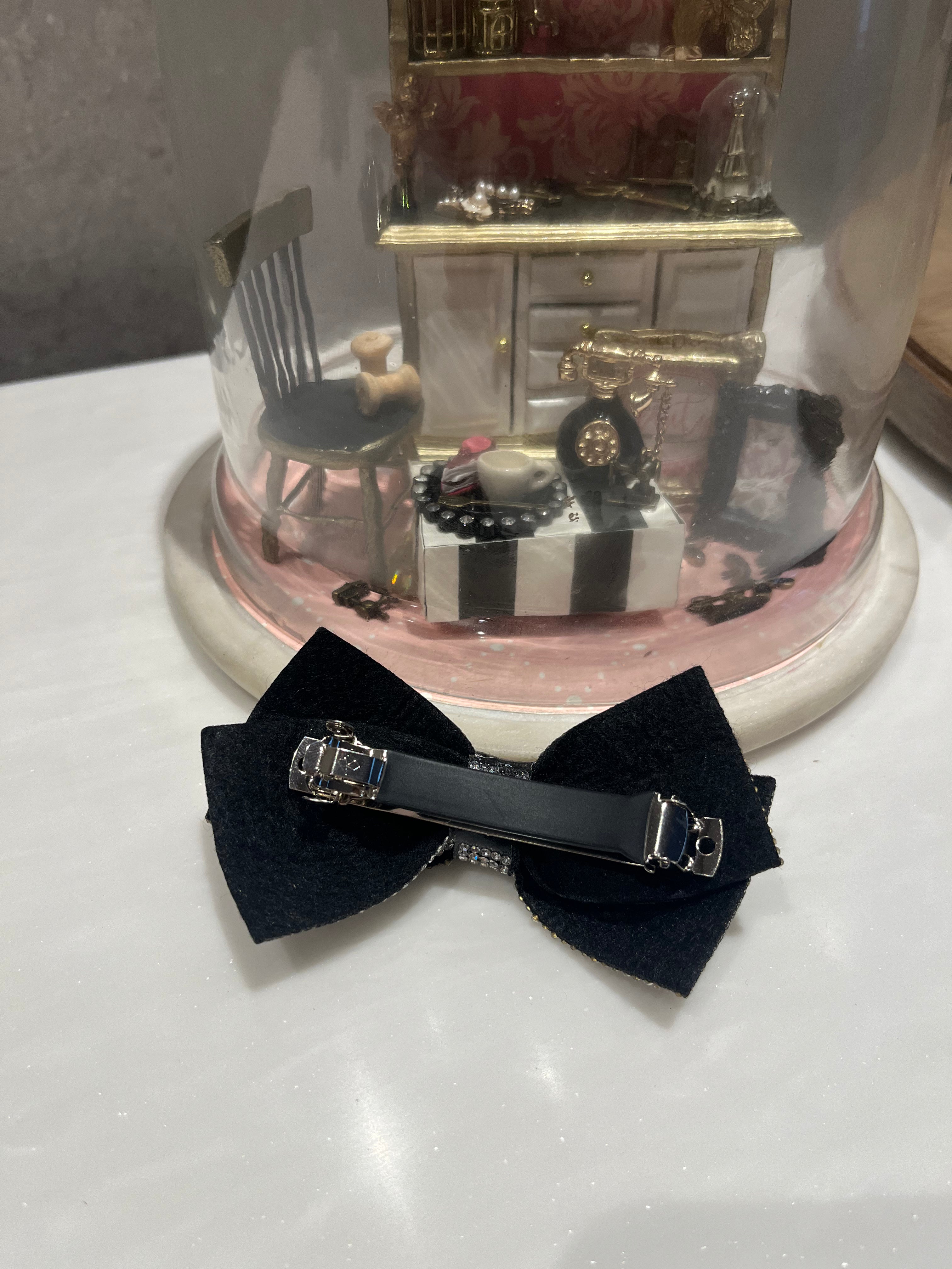 Dazzle Silver Hair Bow
