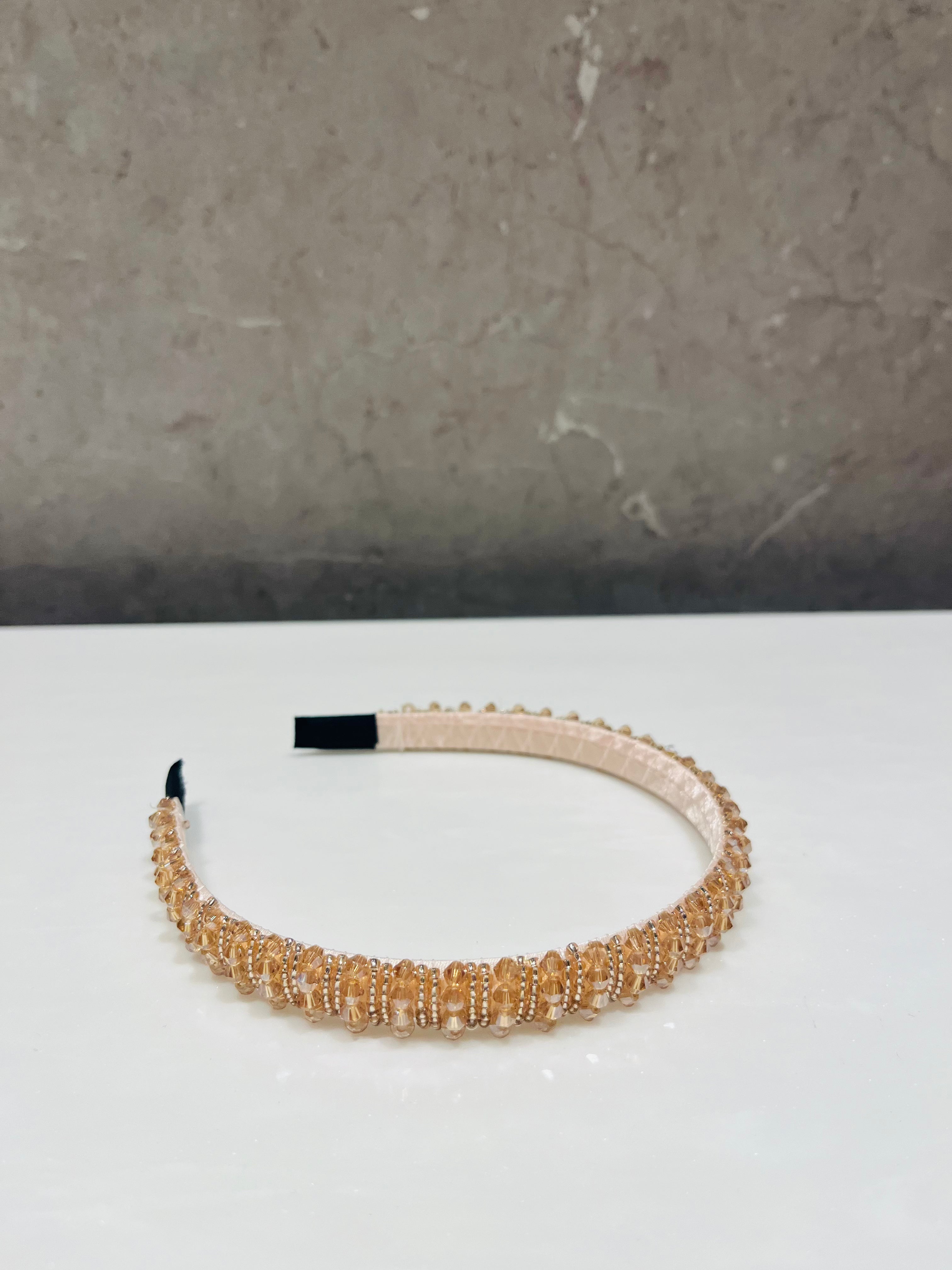 Gold  Beaded Hairband