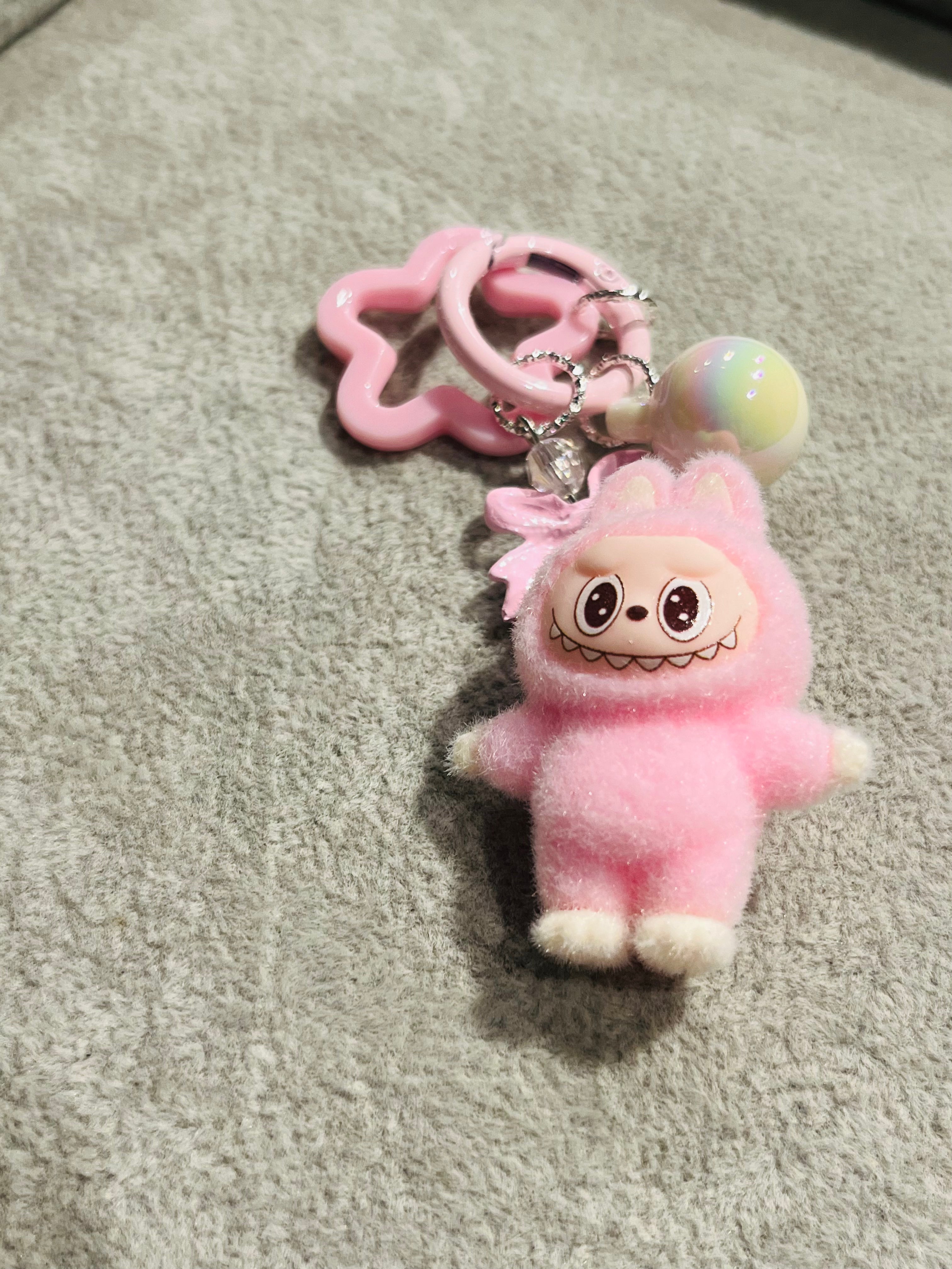 Fluffino Baby Pink Labubu Bag Charm