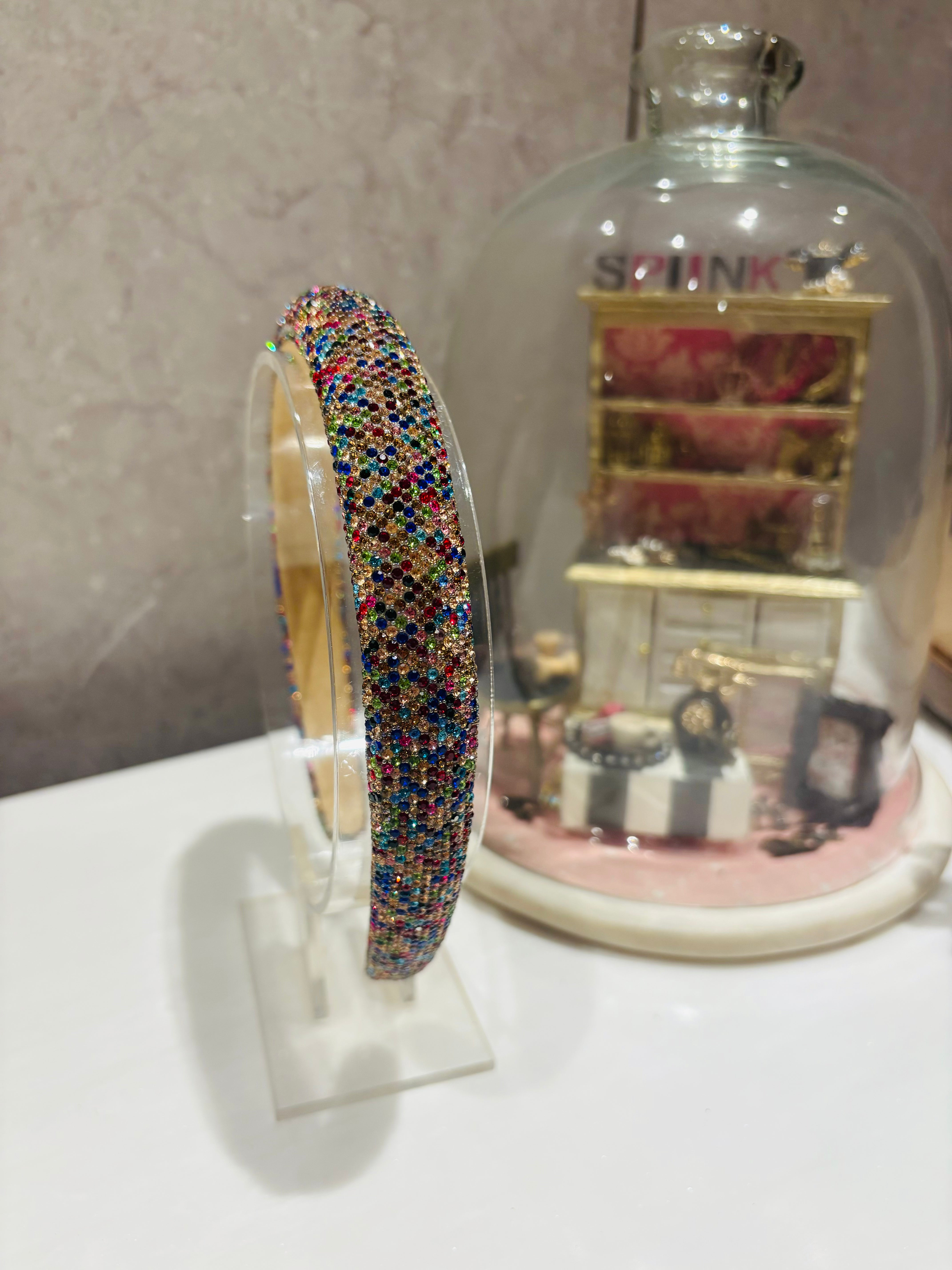 Sparkle Pop Multicolor Rhinestone Hairband