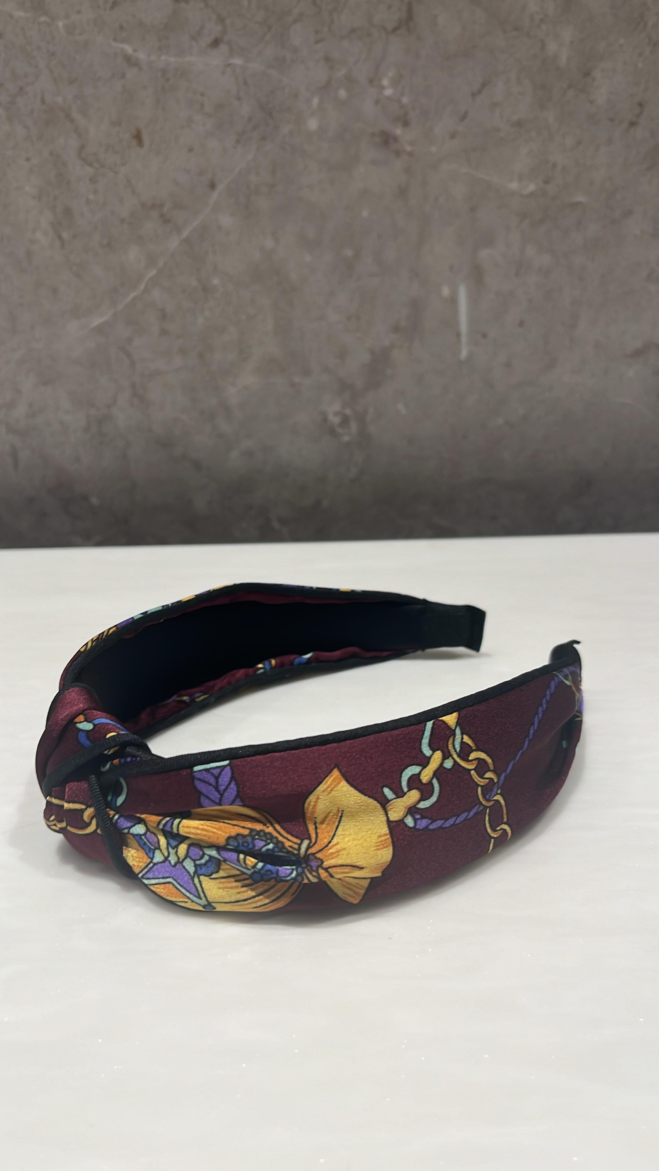 Vintage Luxe Printed Turban Hairband
