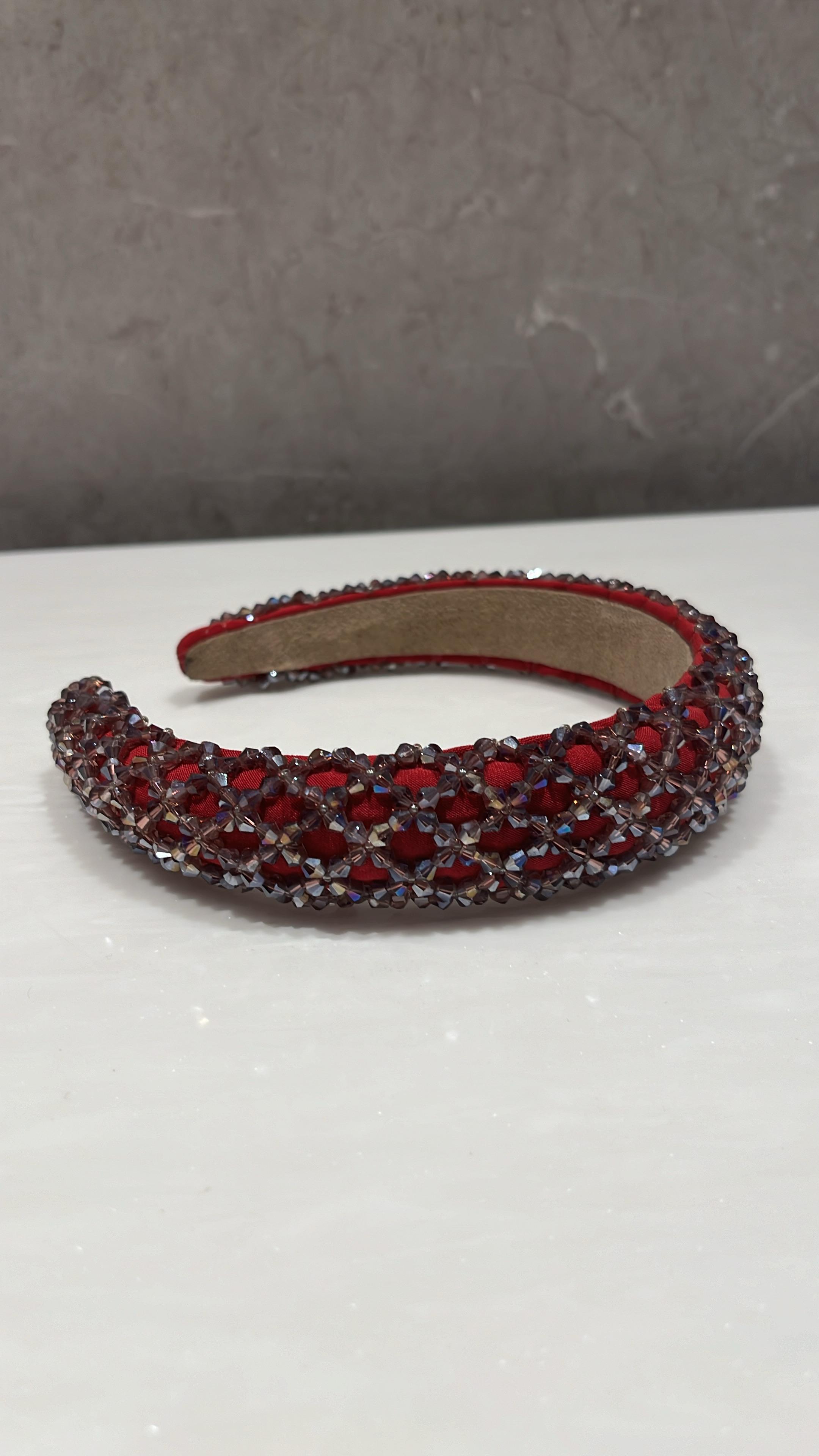 Maroon Glimmer Hairband