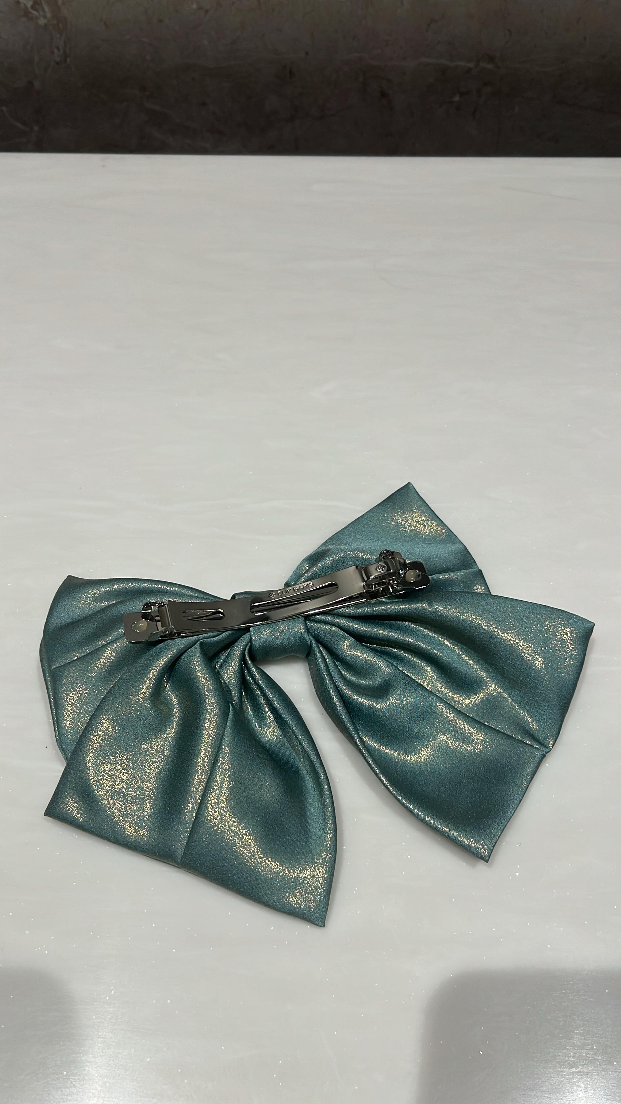 Shimmer Shine Mint Hair Bow