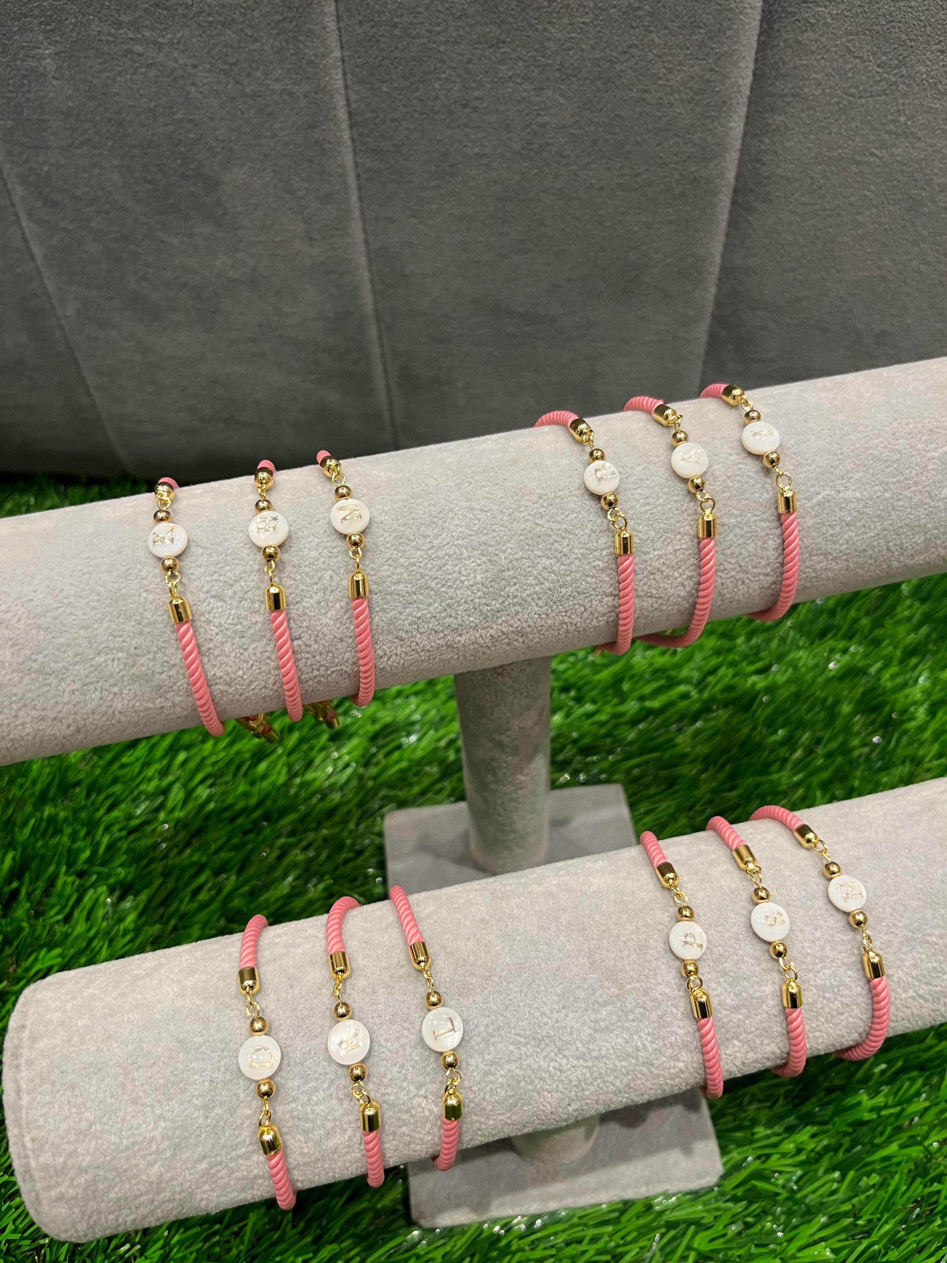 Blush Bond Letter Luxe Bracelet