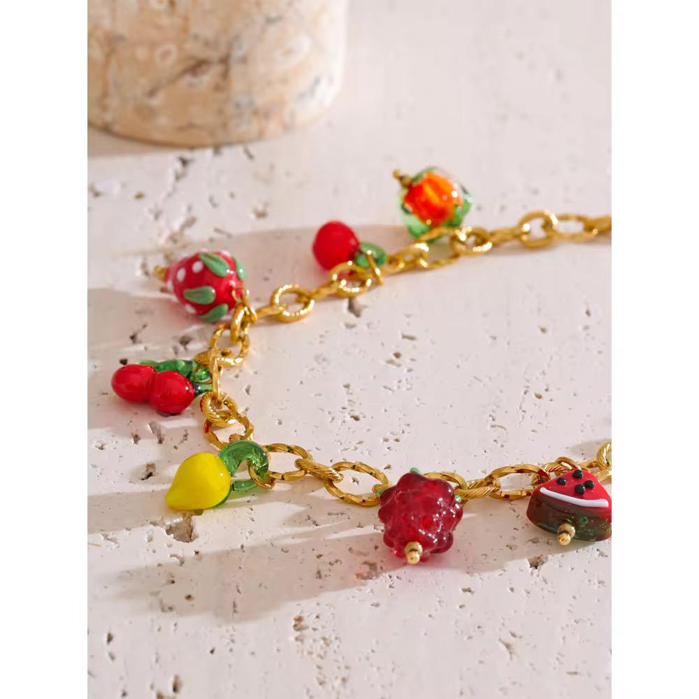 Tutti Fruity Charm Necklace